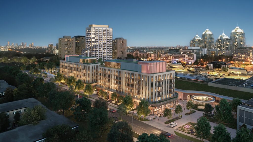 Crane Installed as Bayview Village North Block Construction Advances